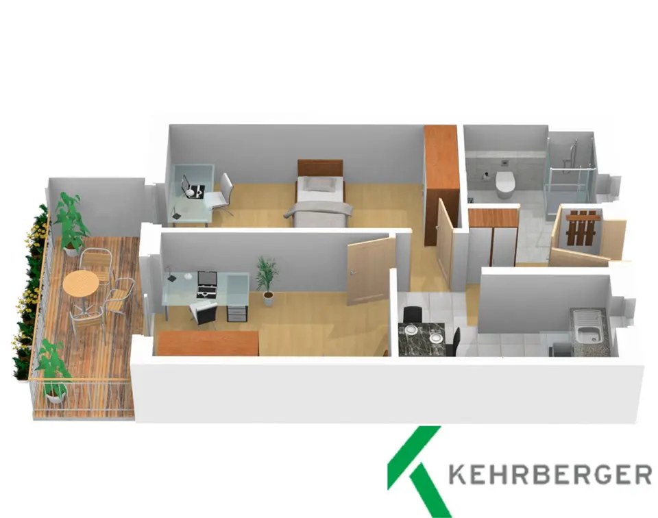 3 Zimmer Wohnung mit 54 m² in Ansbach – Bild 10
