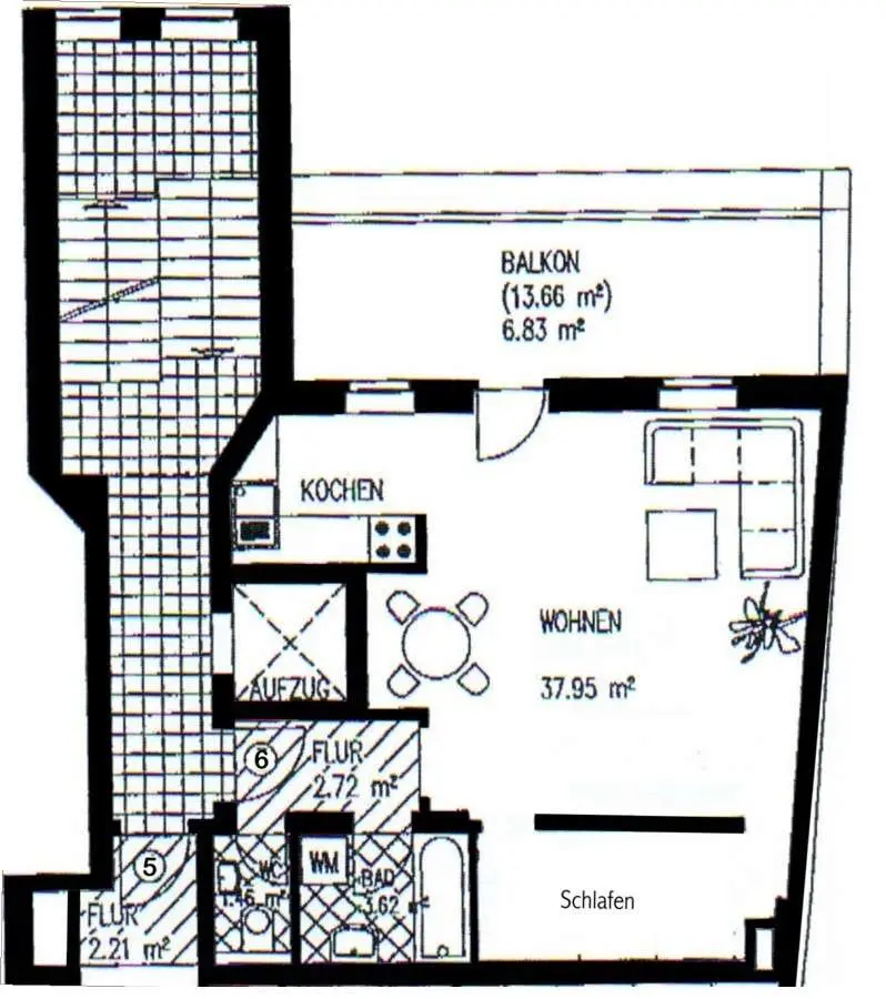 2 Zimmer Wohnung mit 51 m² in Zwickau – Bild 10