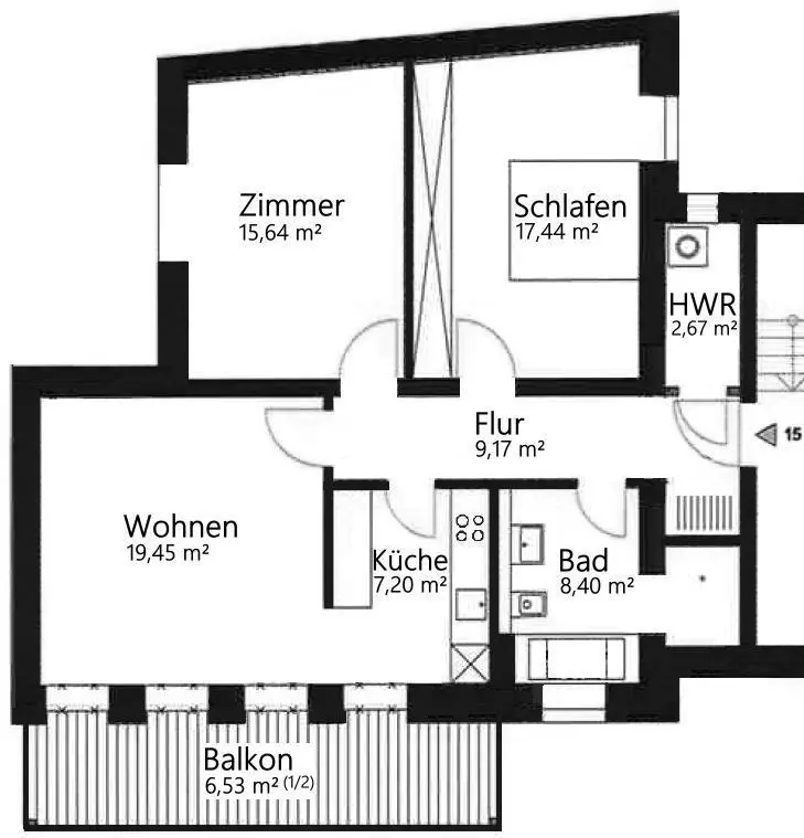 3 Zimmer Wohnung mit 87 m² in Leipzig – Bild 5
