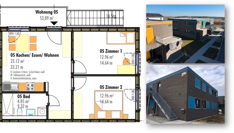 3 Zimmer Wohnung mit 55 m² in Ansbach – Bild 5
