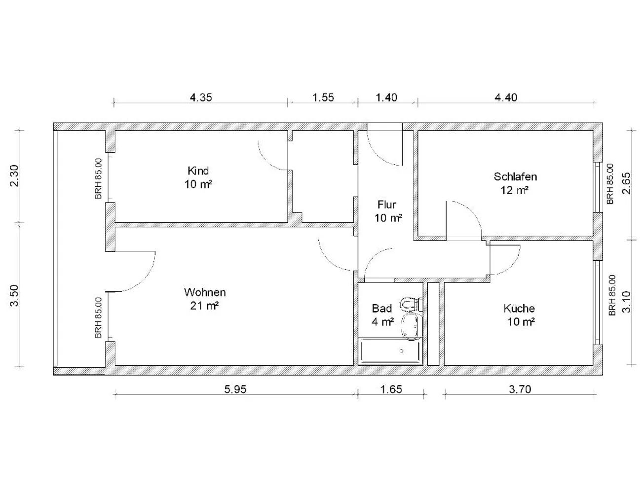 3 Zimmer Wohnung mit 70 m² in Zwickau – Bild 4