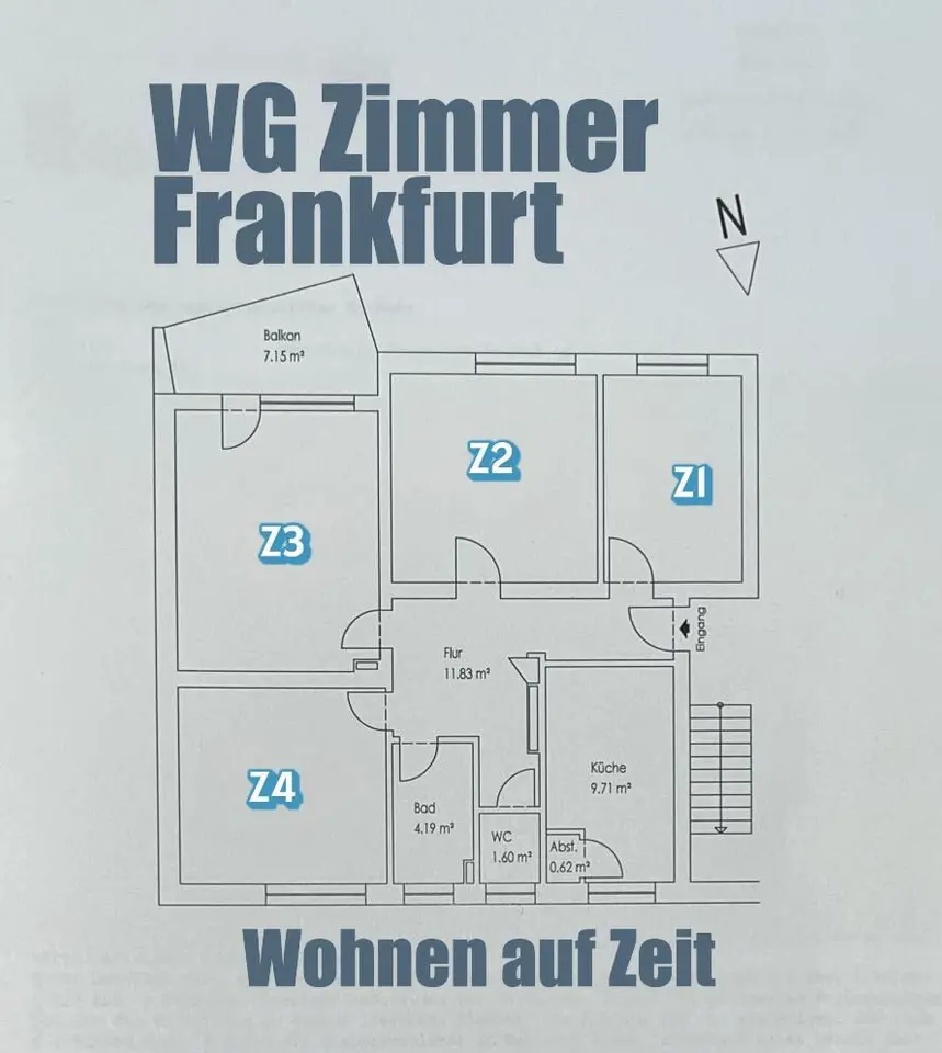 WG-Zimmer mit 16 m² in Frankfurt am Main – Bild 6