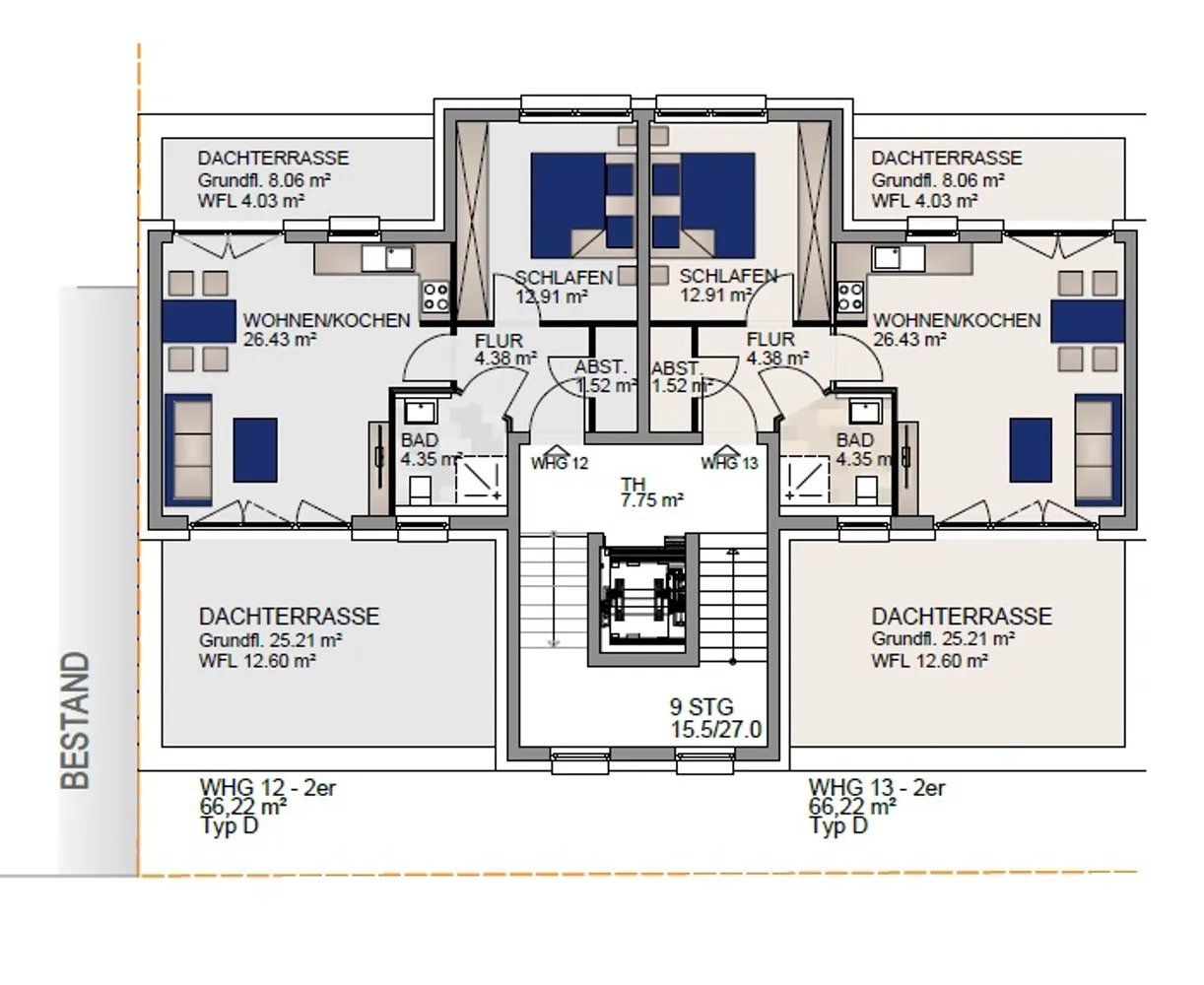 2 Zimmer Wohnung mit 63 m² in Marburg – Bild 11