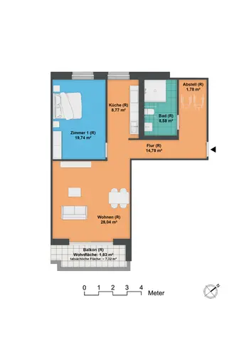 2 Zimmer Wohnung mit 84 m² in Hannover – Bild 9