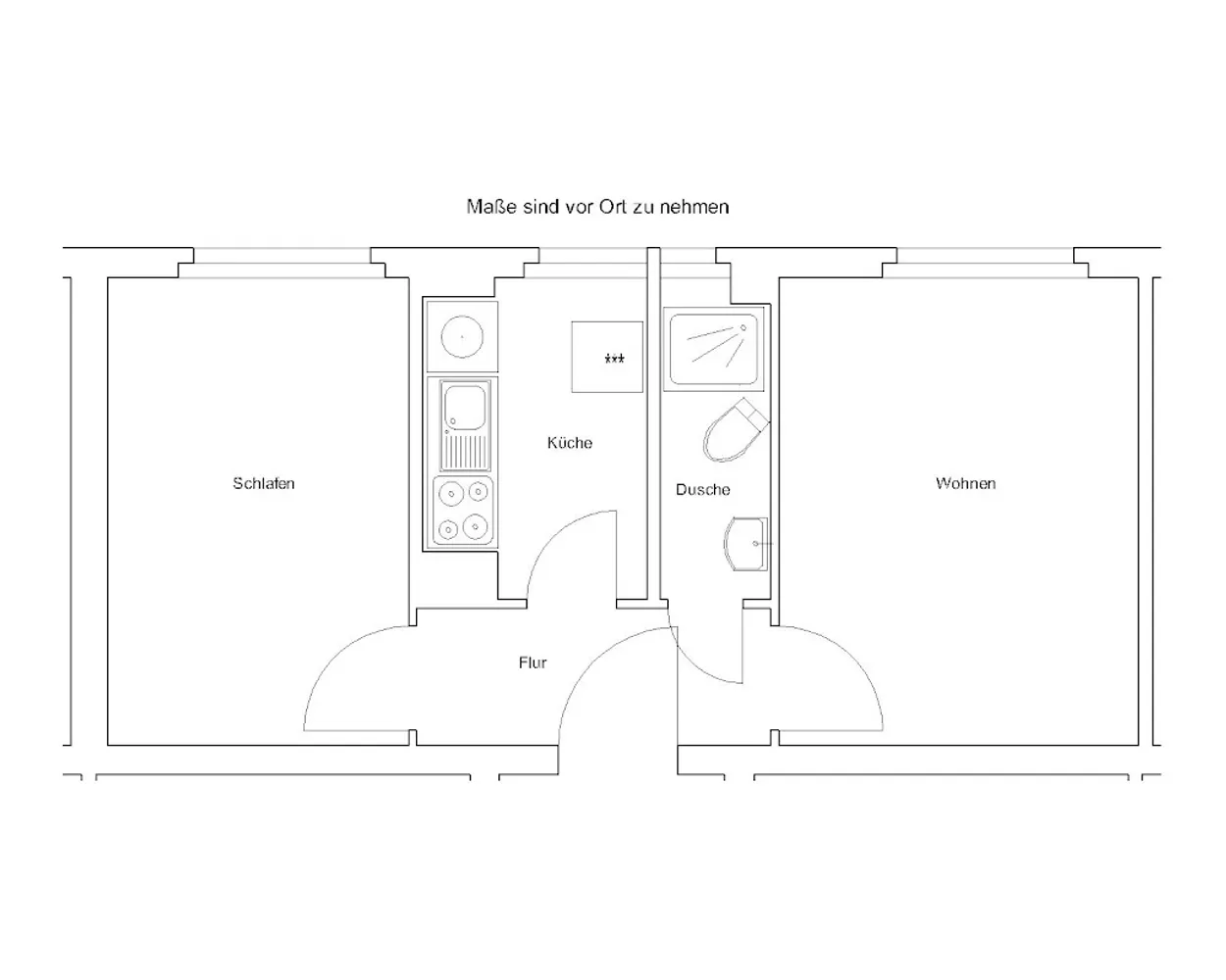 2 Zimmer Wohnung mit 35 m² in Braunschweig – Bild 2