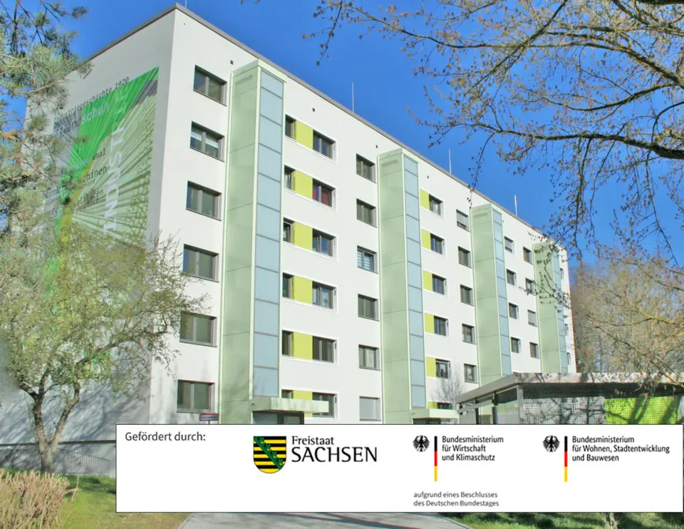 2 Zimmer Wohnung mit 58 m² in Limbach-Oberfrohna – Bild 1
