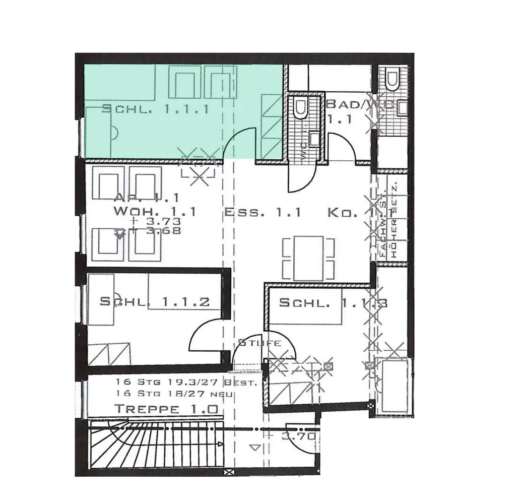 1 Zimmer Wohnung mit 11 m² in Erlangen – Bild 9