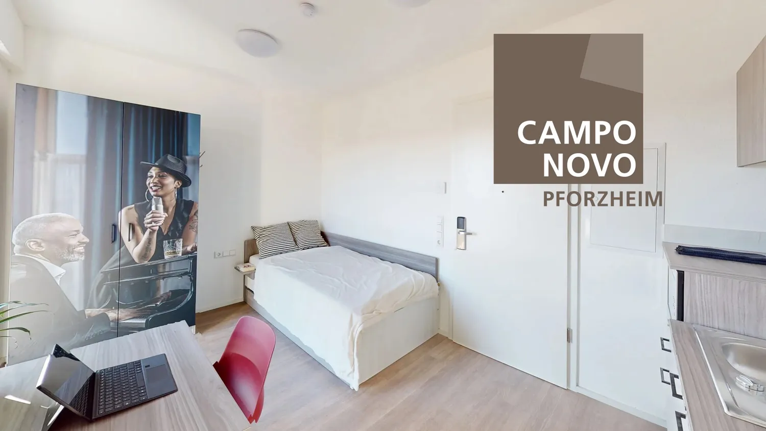 1 Zimmer Wohnung mit 18 m² in Pforzheim – Bild 1