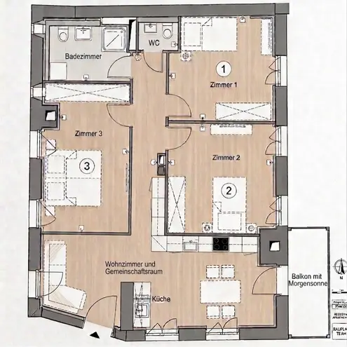 WG-Zimmer mit 14 m² in Nürnberg – Bild 12