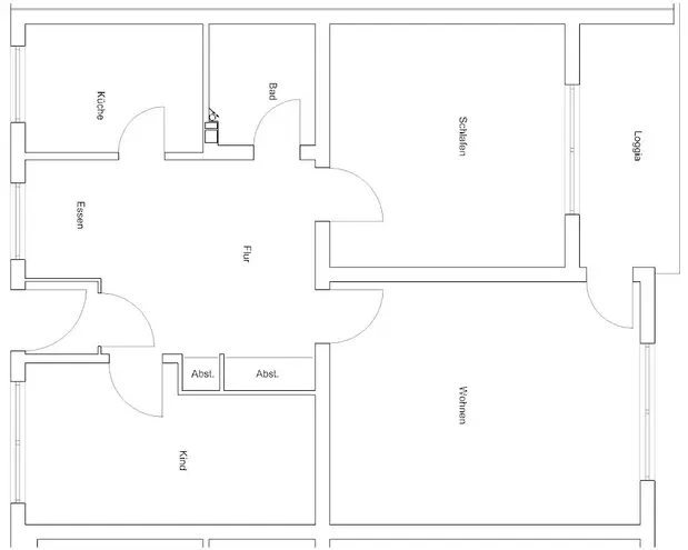 3 Zimmer Wohnung mit 75 m² in Braunschweig – Bild 2
