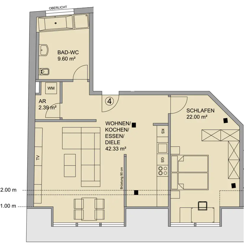 2 Zimmer Wohnung mit 77 m² in Zwickau – Bild 5