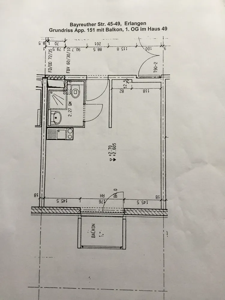 1 Zimmer Wohnung mit 26 m² in Erlangen – Bild 9