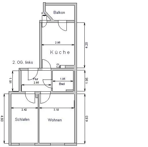 2 Zimmer Wohnung mit 49 m² in Bautzen – Bild 8