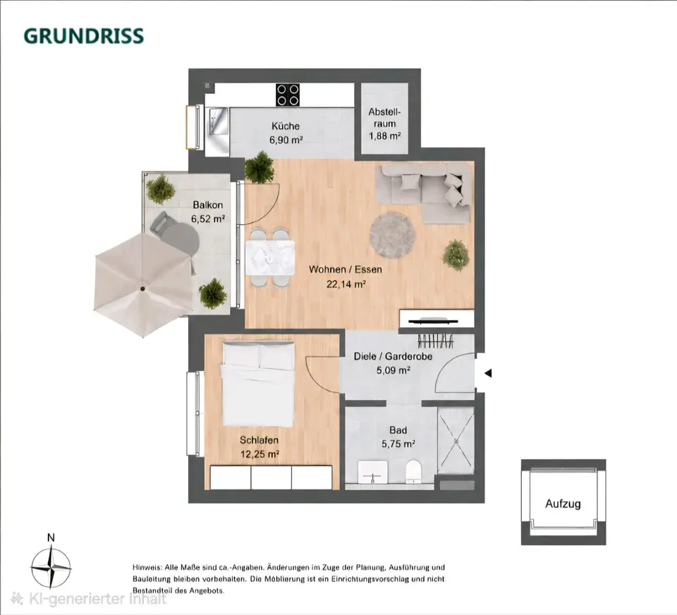3 Zimmer Wohnung mit 57 m² in Ludwigsburg – Bild 5