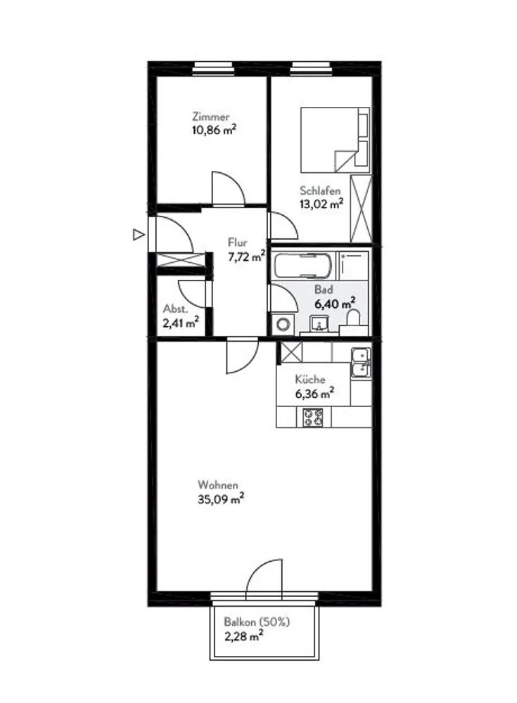 3 Zimmer Wohnung mit 85 m² in Dresden – Bild 8