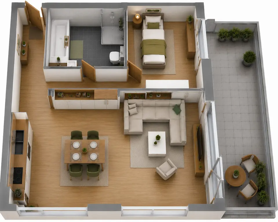 3 Zimmer Wohnung mit 77 m² in Offenburg – Bild 1