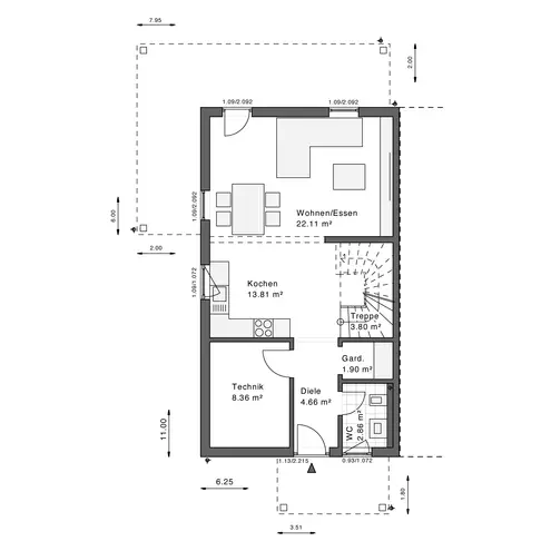 3 Zimmer Haus mit 156 m² in Siegen – Bild 2