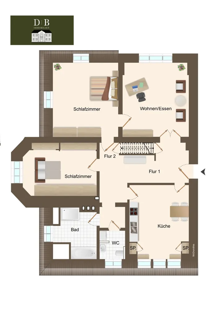 3 Zimmer Wohnung mit 127 m² in Troisdorf – Bild 11