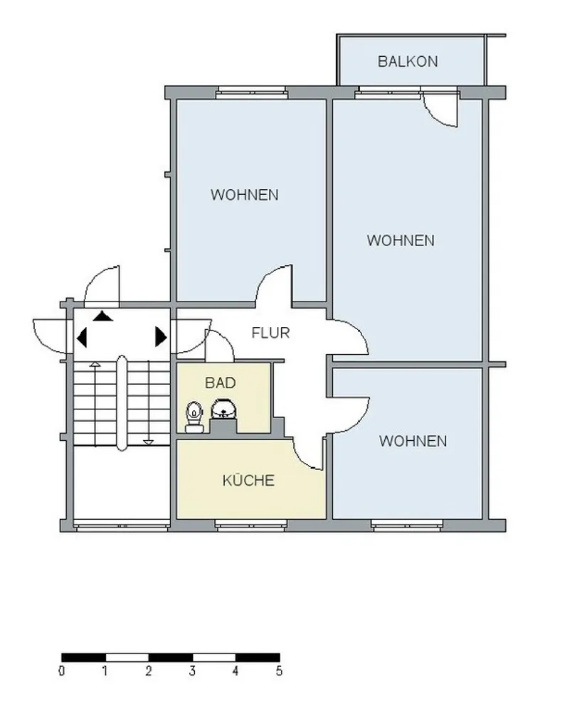 3 Zimmer Wohnung mit 67 m² in Neubrandenburg – Bild 5