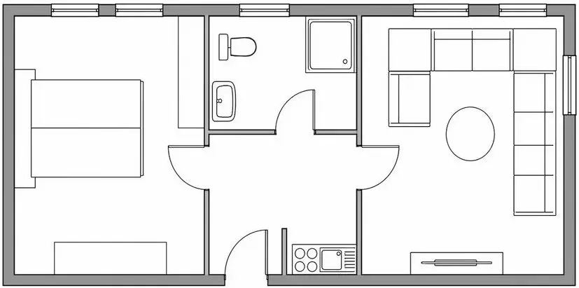 2 Zimmer Wohnung mit 42 m² in Rodgau – Bild 9
