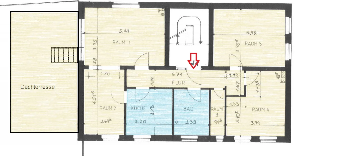 4 Zimmer Wohnung mit 110 m² in Hildesheim – Bild 2