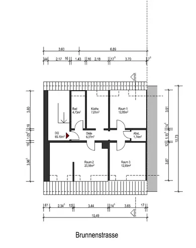 3 Zimmer Wohnung mit 66 m² in Wuppertal – Bild 6