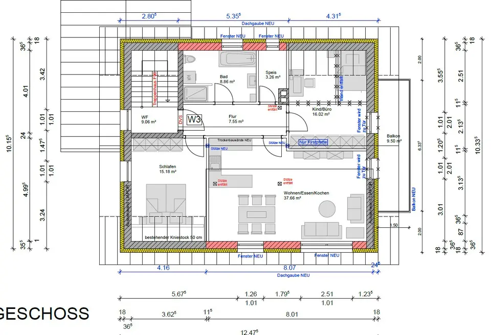 3 Zimmer Wohnung mit 84 m² in Cham – Bild 5