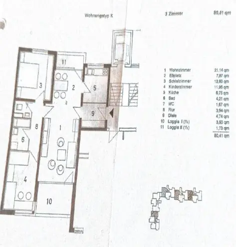 3 Zimmer Wohnung mit 80 m² in Regensburg – Bild 2