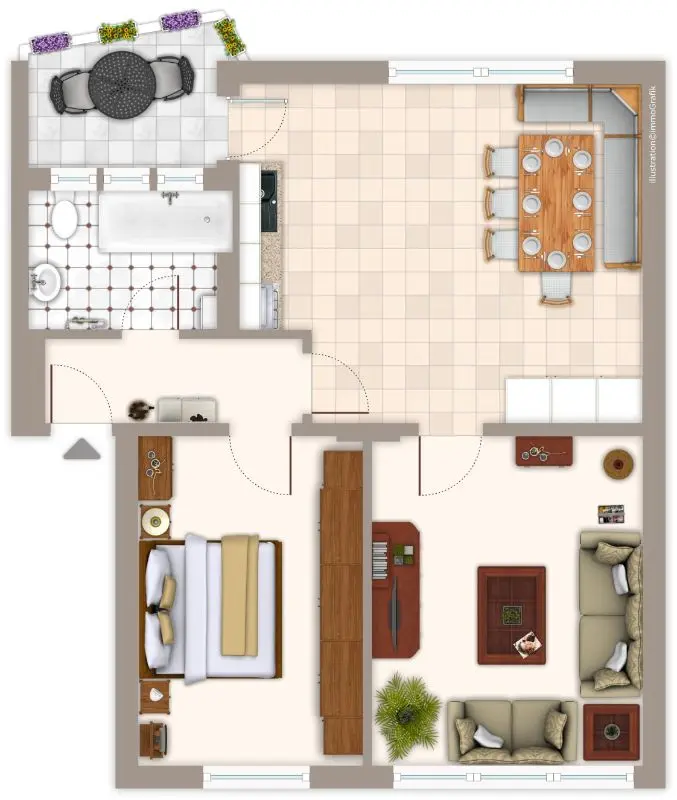 2 Zimmer Wohnung mit 53 m² in Mönchengladbach – Bild 5