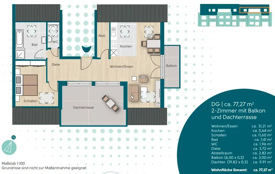 2 Zimmer Wohnung mit 77 m² in Vaihingen an der Enz – Bild 5