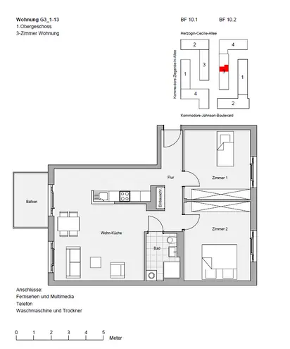 3 Zimmer Wohnung mit 83 m² in Bremen – Bild 12
