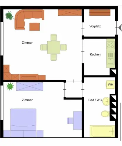 2 Zimmer Wohnung mit 43 m² in Stuttgart – Bild 2