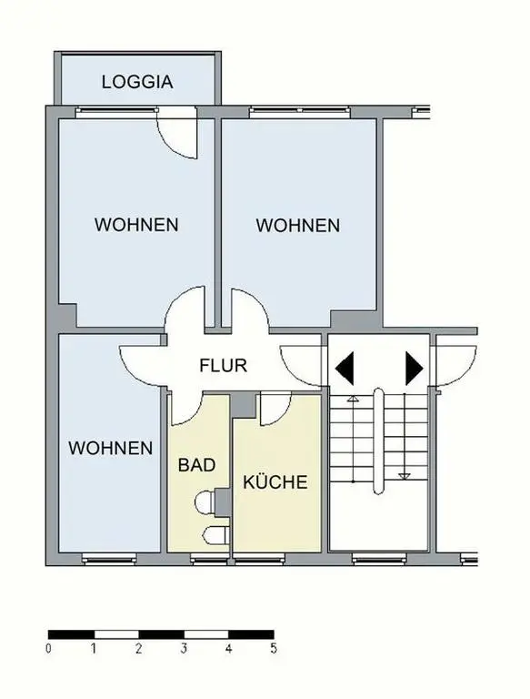 3 Zimmer Wohnung mit 60 m² in Neubrandenburg – Bild 5