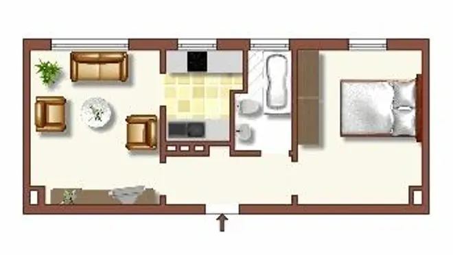 2 Zimmer Wohnung mit 42 m² in Duisburg – Bild 2