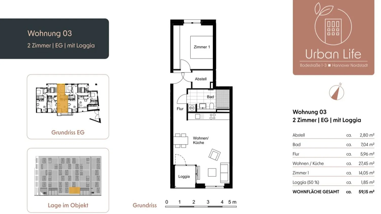 2 Zimmer Wohnung mit 59 m² in Hannover – Bild 10