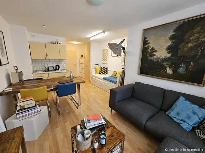 1 Zimmer Wohnung mit 23 m² in Regensburg – Bild 1