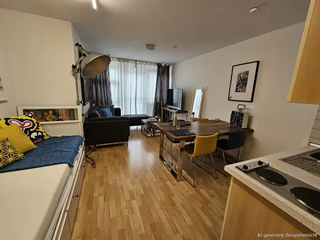 1 Zimmer Wohnung mit 23 m² in Regensburg – Bild 2