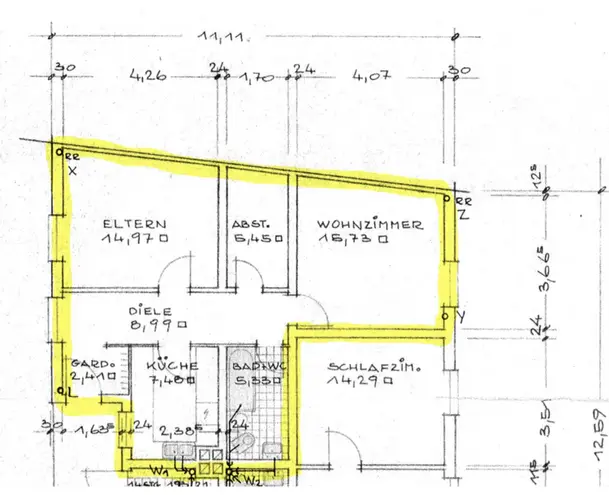 2 Zimmer Wohnung mit 60 m² in Karlsruhe – Bild 4