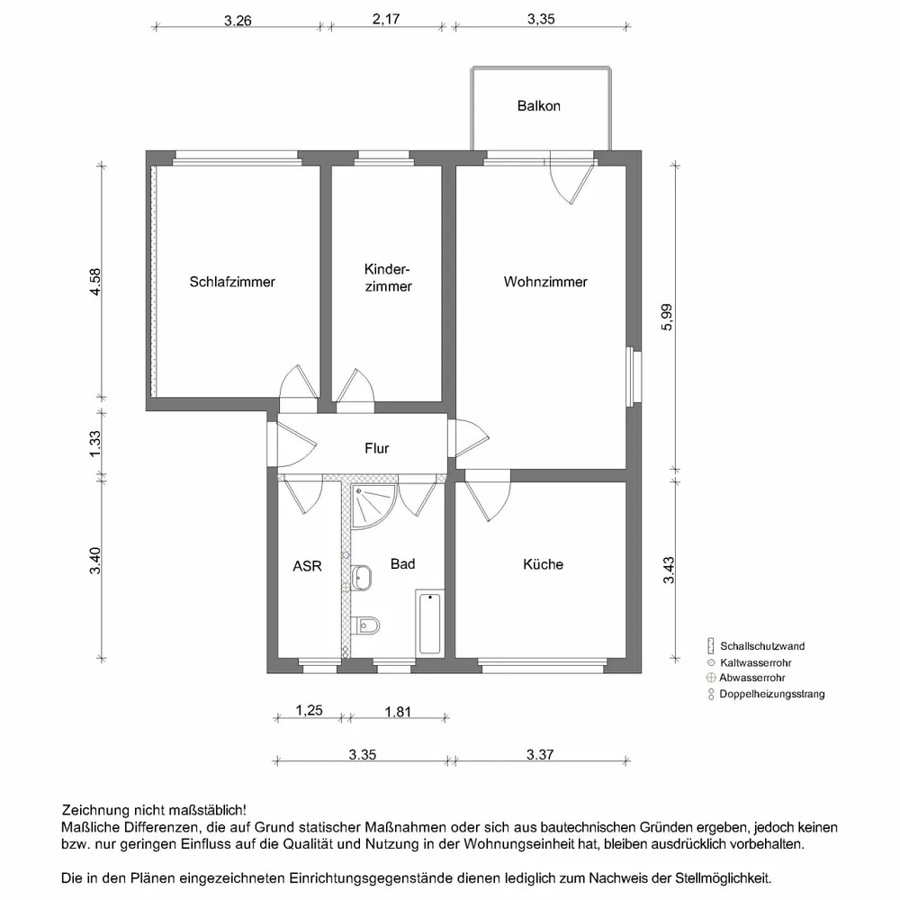 3 Zimmer Wohnung mit 73 m² in Zwickau – Bild 2