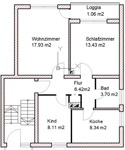 3 Zimmer Wohnung mit 59 m² in Kiel – Bild 3