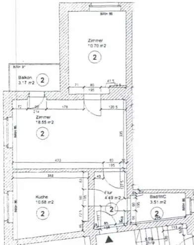 2 Zimmer Wohnung mit 51 m² in Dresden – Bild 2
