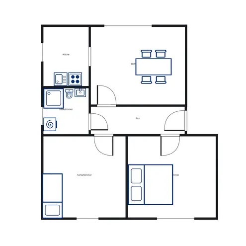 3 Zimmer Wohnung mit 55 m² in Kassel – Bild 2