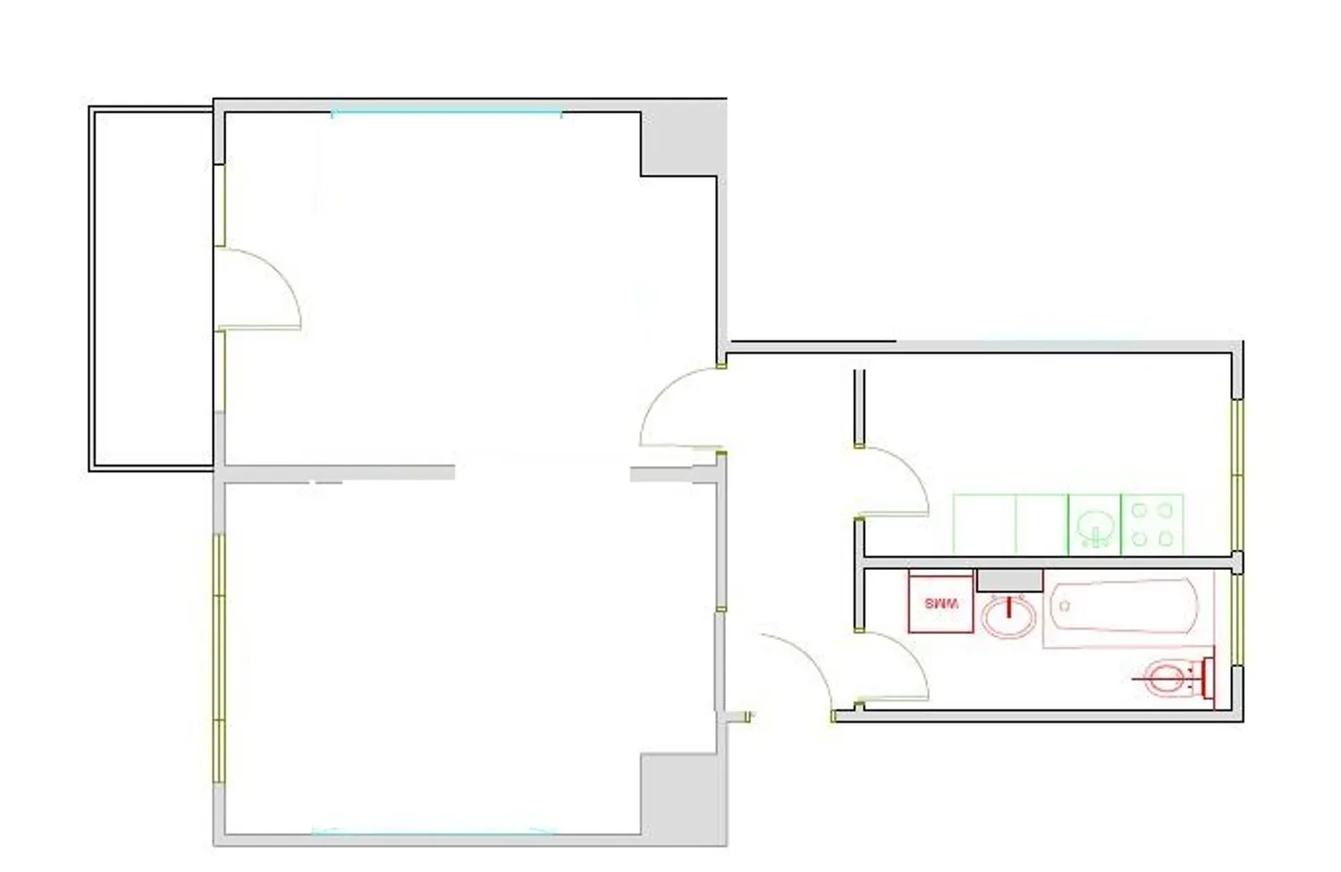 2 Zimmer Wohnung mit 49 m² in Brandenburg an der Havel – Bild 8