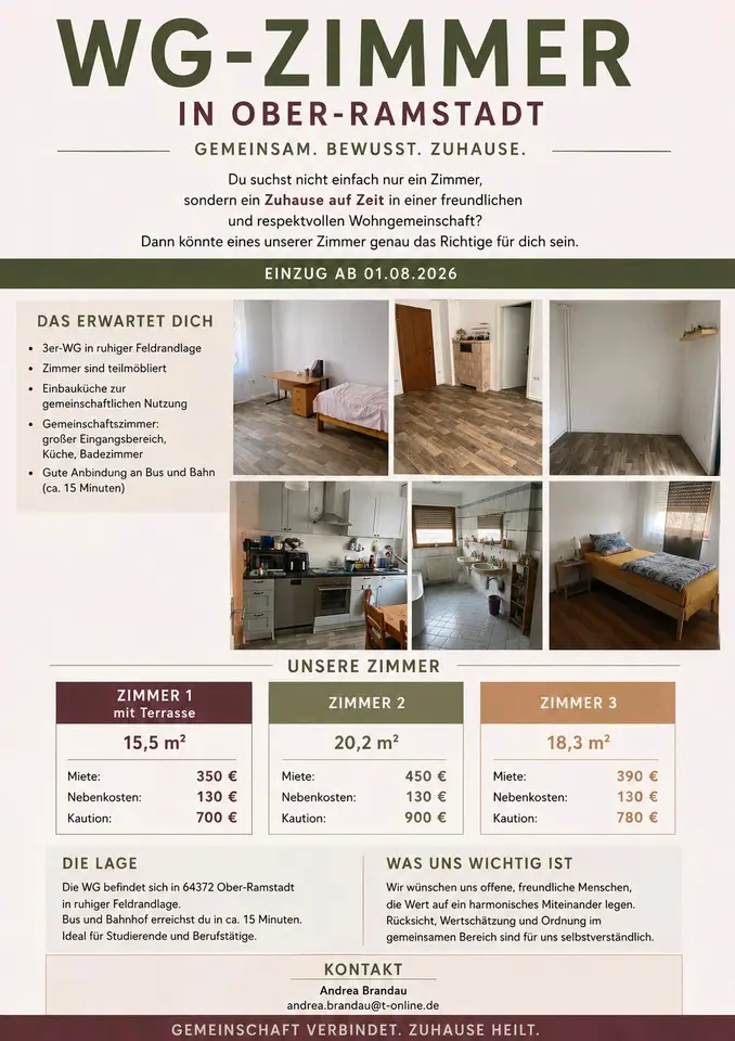 4 Zimmer Wohnung mit 14 m² in Darmstadt – Bild 7