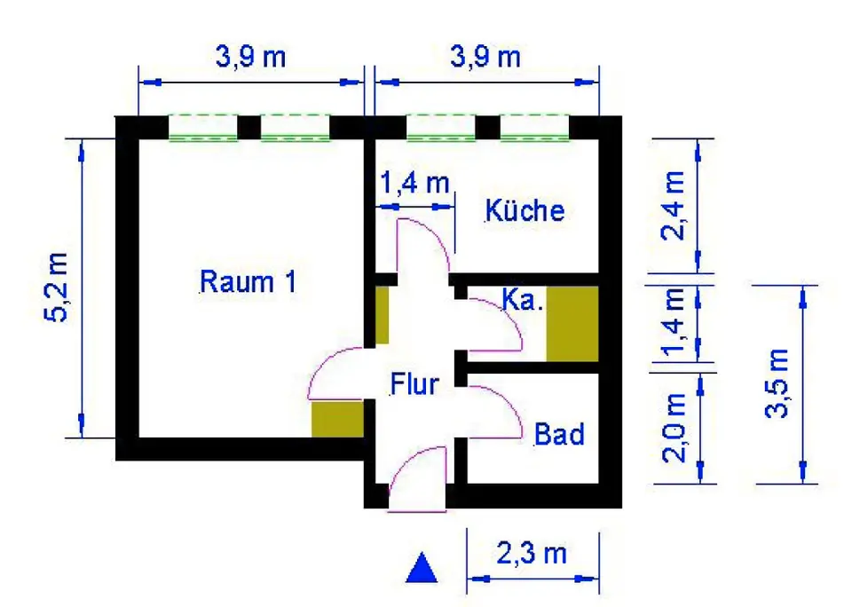 2 Zimmer Wohnung mit 40 m² in Magdeburg – Bild 5