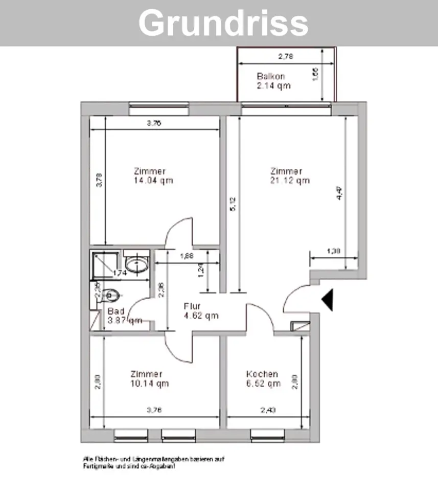 WG-Zimmer mit 60 m² in Greifswald – Bild 8