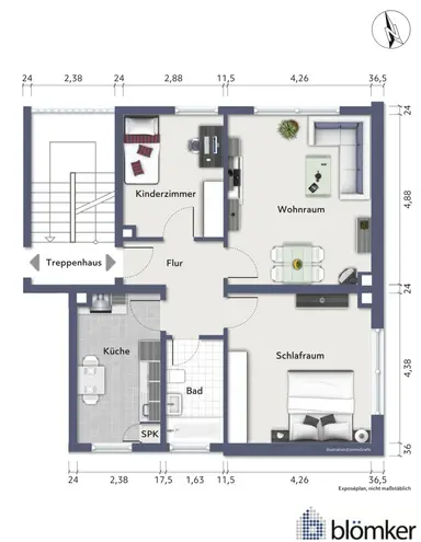 4 Zimmer Wohnung mit 70 m² in Gelsenkirchen – Bild 8