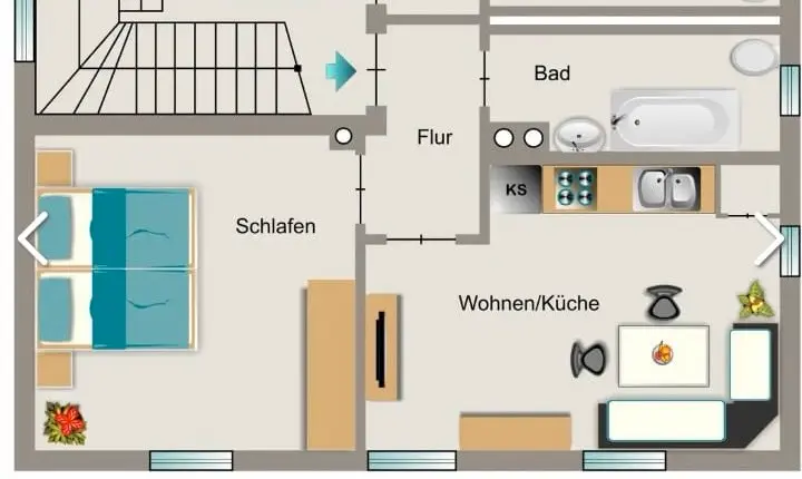 2 Zimmer Wohnung mit 30 m² in Dortmund – Bild 6