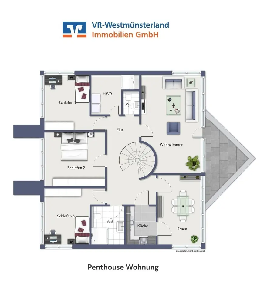 5 Zimmer Wohnung mit 120 m² in Borken – Bild 5