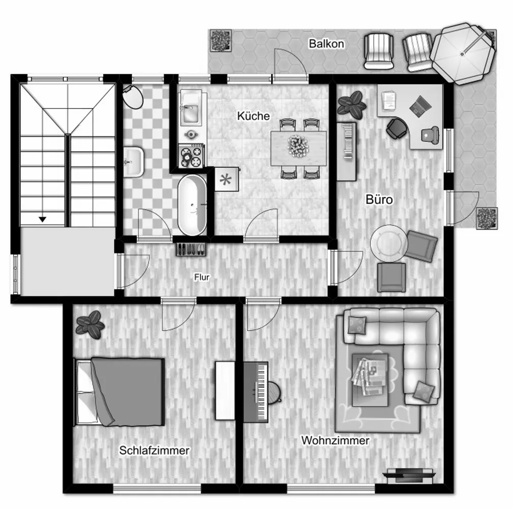 3 Zimmer Wohnung mit 78 m² in Bielefeld – Bild 12